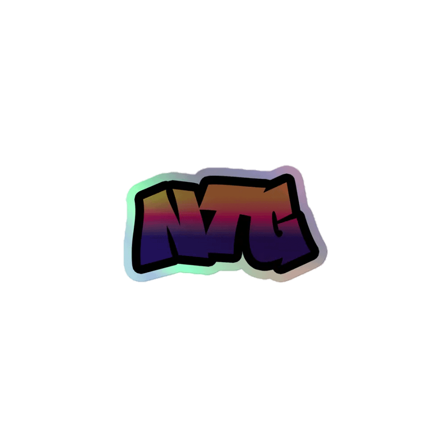 NTG Graffiti Hollow Sticker product image (1)
