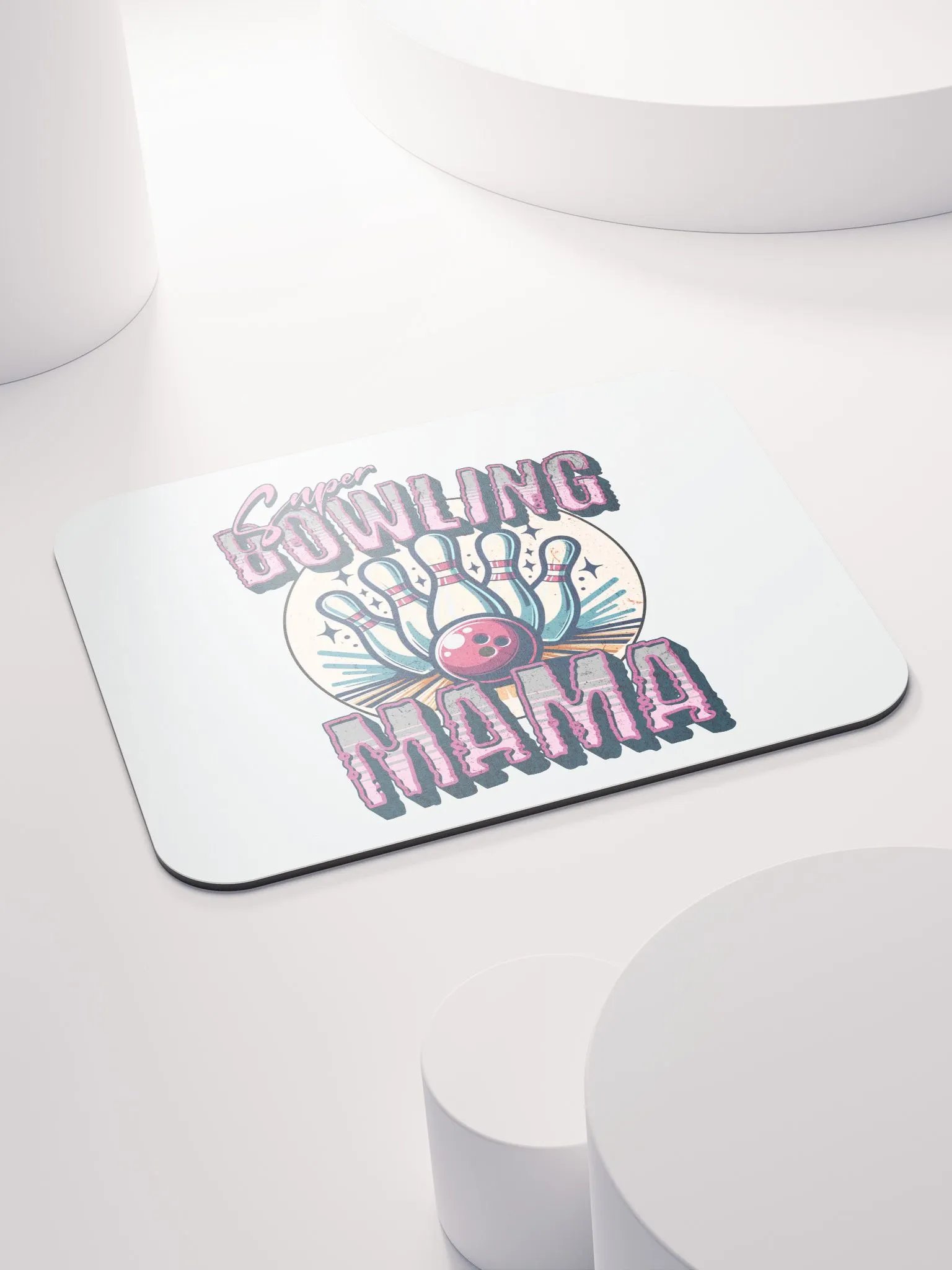 Super Bowling Mama Retro Mouse Pad product image (4)