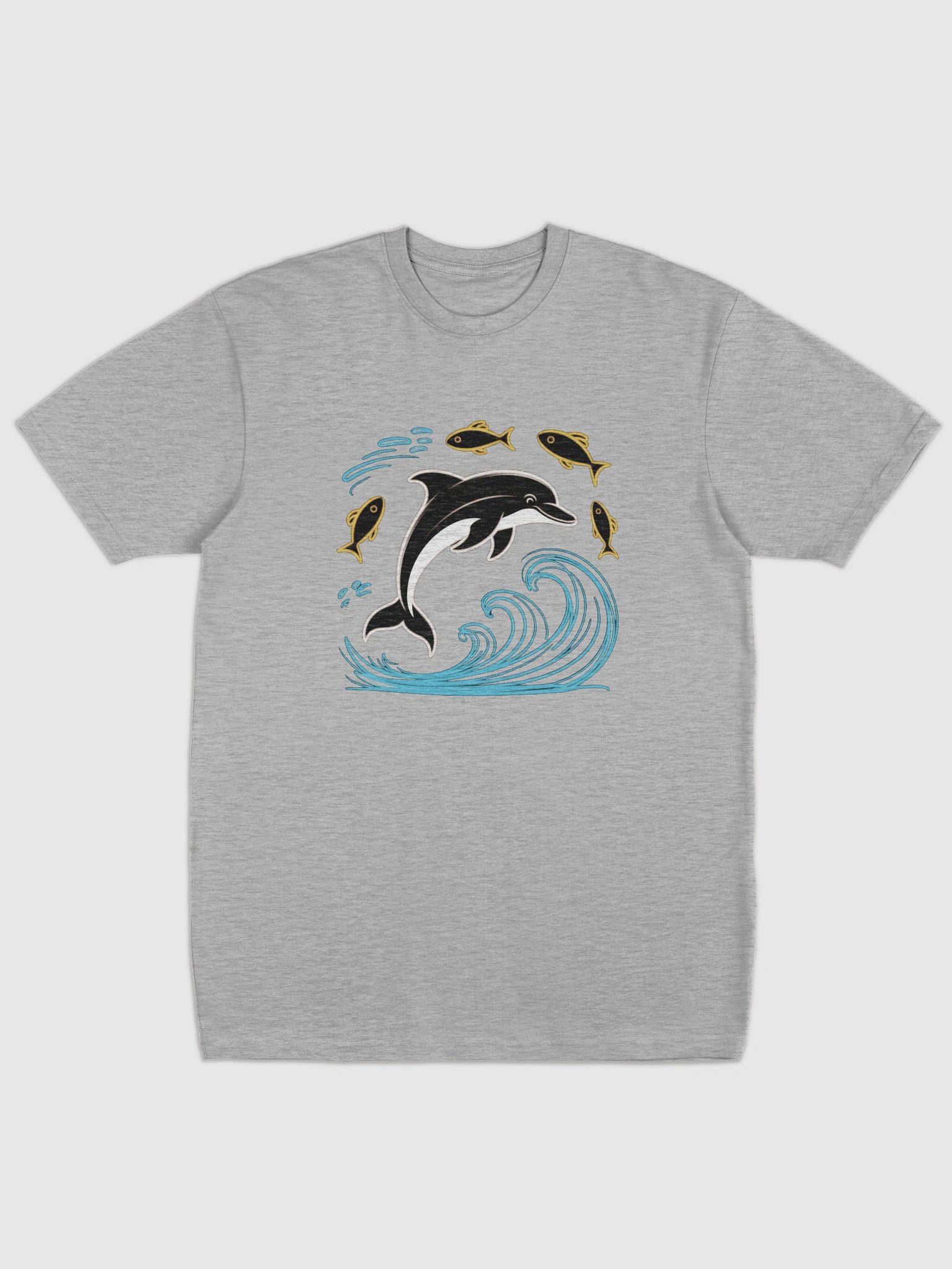 Jumping Dolphin Waves Men's Tee product image (15)