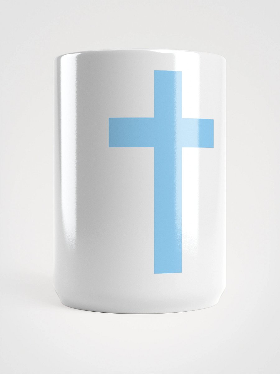 A Lift Blue Sky Cross – Peaceful Christian Faith Design Cup product image (5)