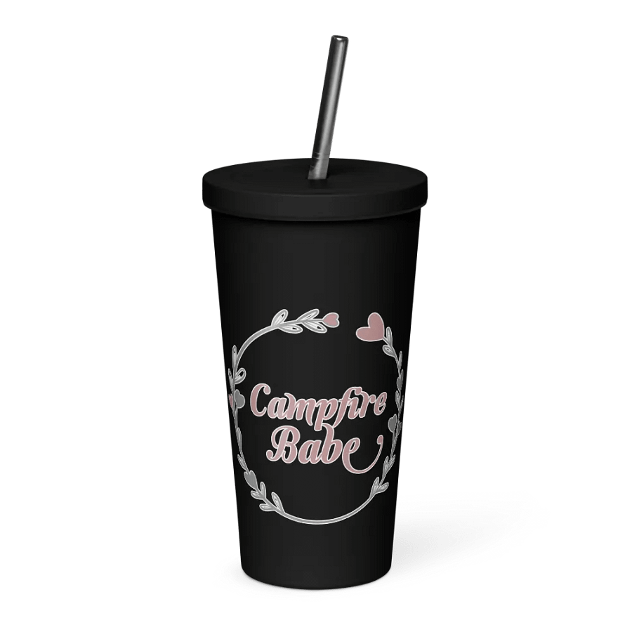 Campfire Babe Wreath Insulated Tumbler product image (1)