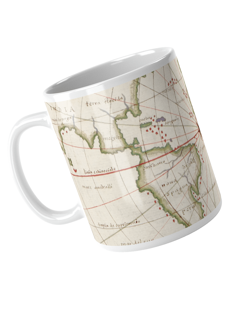 Antique Map Compass Rose Mug product image (3)