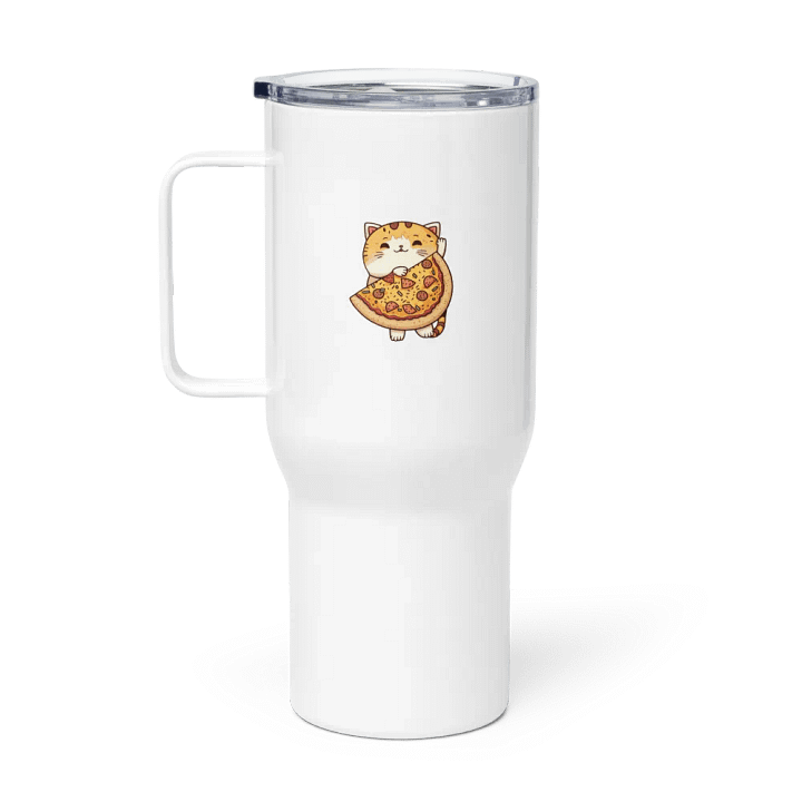 Purr-fect Pizza Pals Travel Mug product image (1)