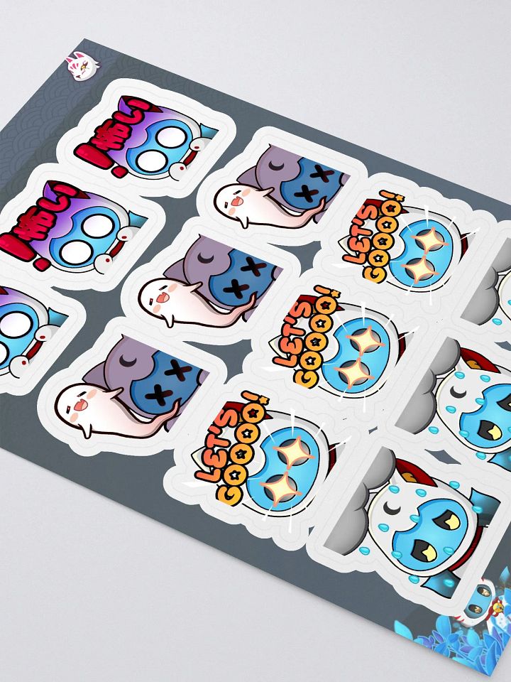 n3x Emotes #03 Sticker Sheet product image (2)
