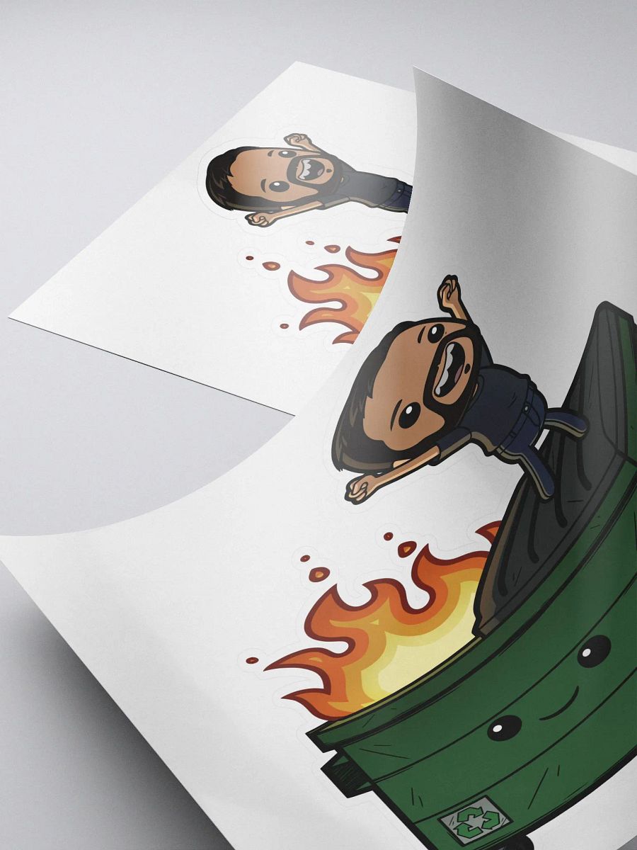 Echo Dumpster Fire Sticker product image (4)
