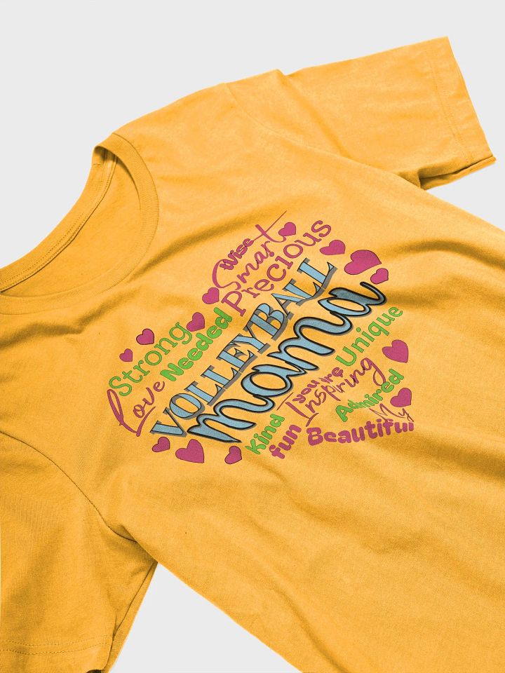 Heart Volleyball Mama Inspiration T-Shirt product image (12)