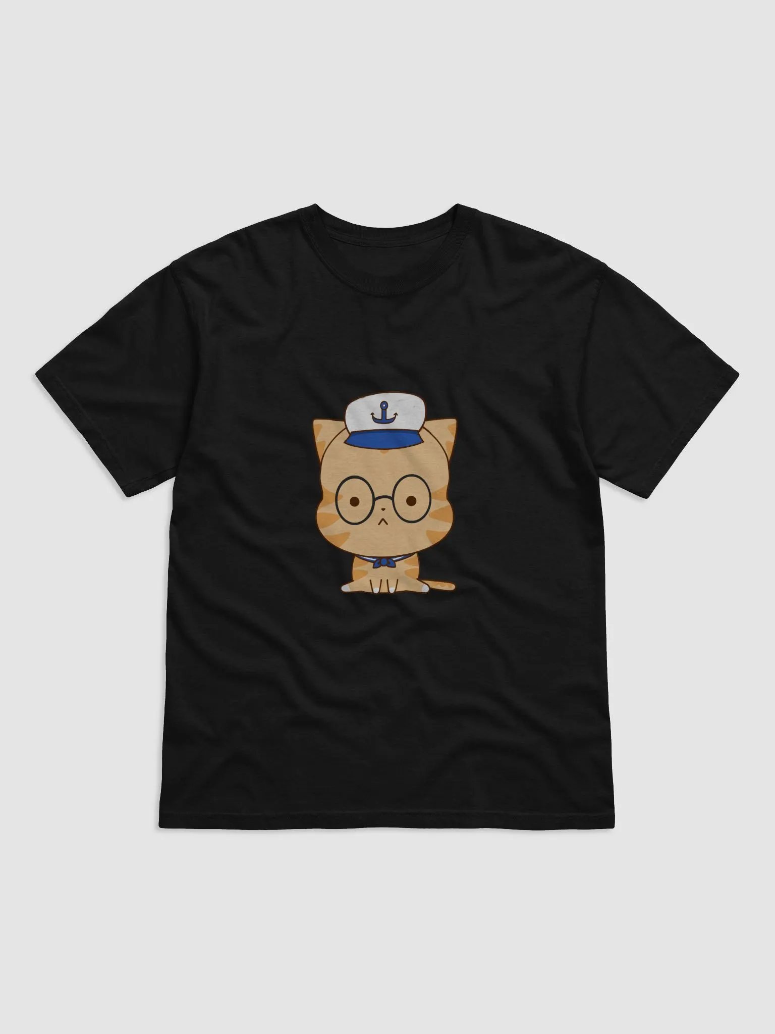 Captain Whiskers: The Nautical Qutie Cat T-shirt product image (1)