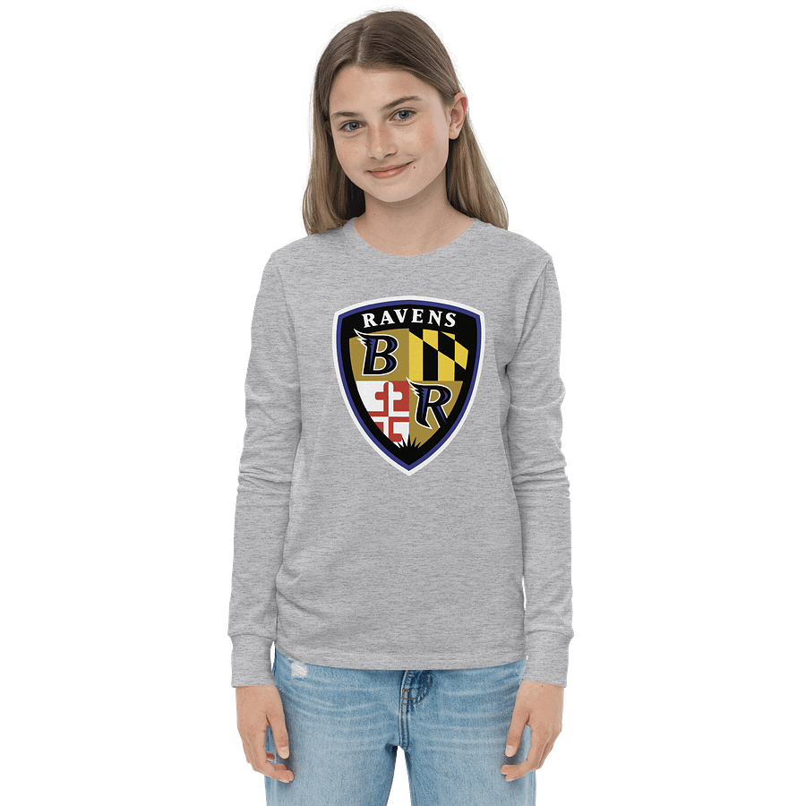 RAVENS - Shield Logo Youth Long Sleeve Tee product image (2)