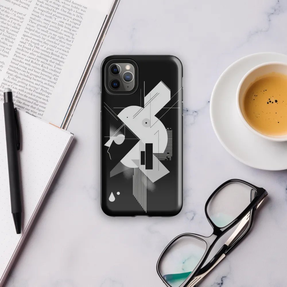 Abstract Persona 002 (Black) (Iphone Tough Case) product image (6)