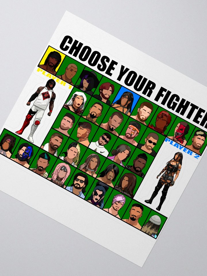 PEPW Choose Your Fighter Judah x Katlyn Sticker product image (2)