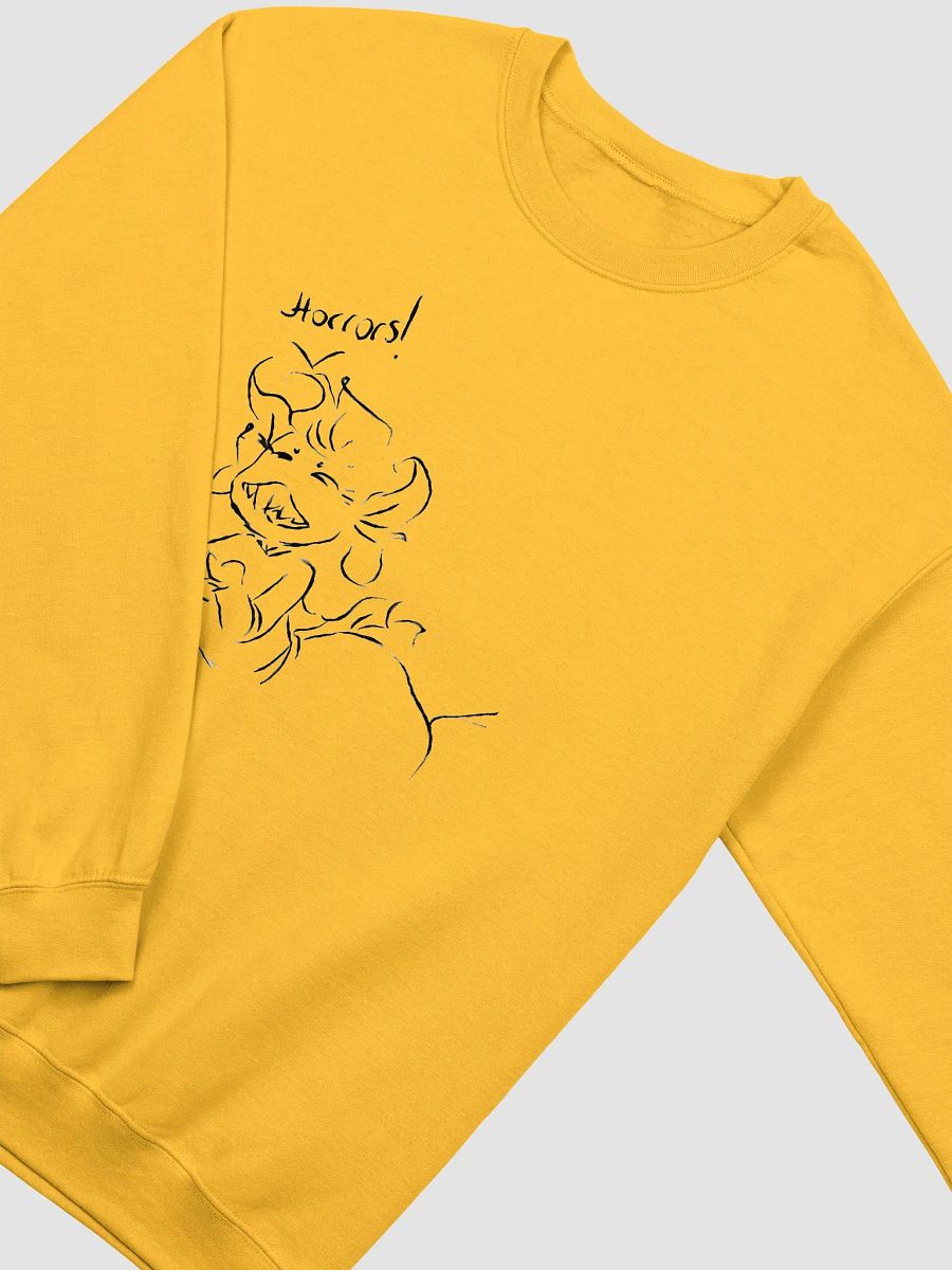 Horrors Black Outline, Sweatshirt product image (3)