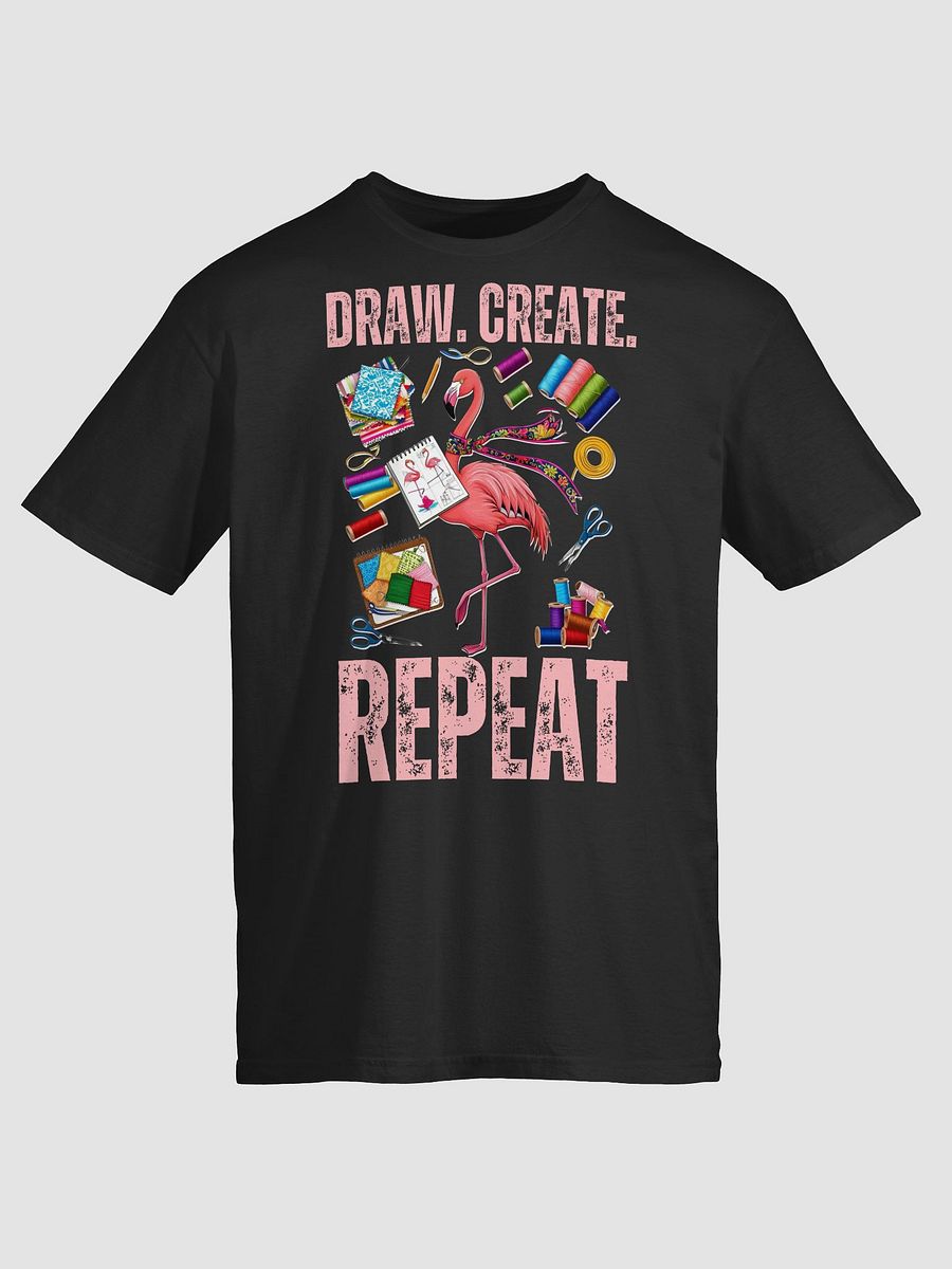 Draw. Create. Repeat. Flamingo Shirt product image (4)
