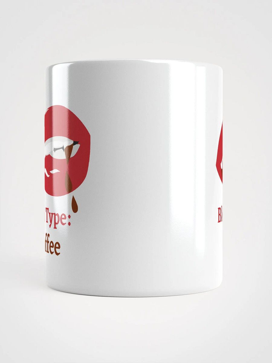Blood Type: Coffee - White Glossy Mug product image (5)