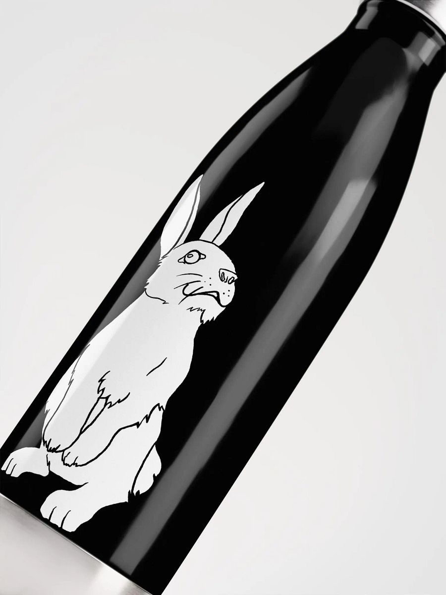 Stainless Steel Water Bottle - HARE 0001 - WHITE product image (5)