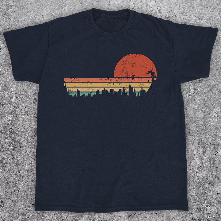 Vintage city skater, Skate t-shirt, Unisex product image (1)