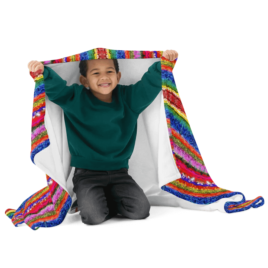 Boho colorful Stripes - Throw Blanket product image (2)