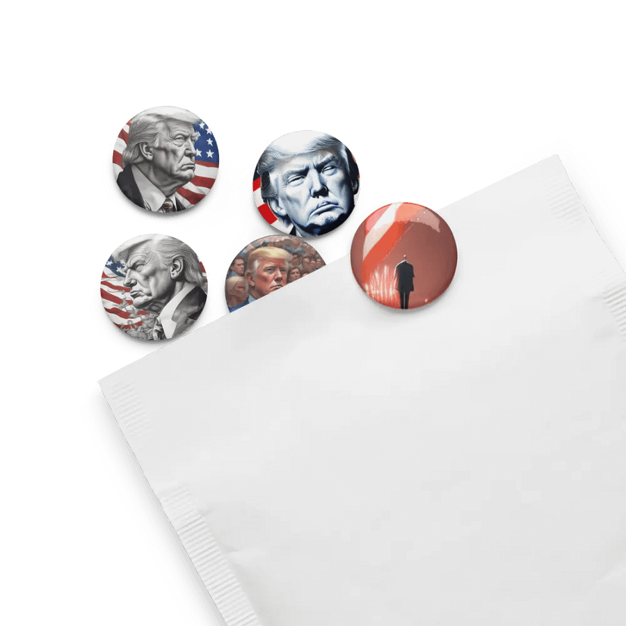 Patriotic Portrait Pin Set 3 product image (8)