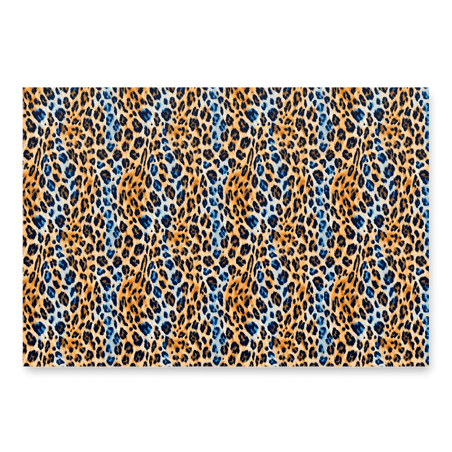 Blue Brown Leopard Paper Sheets product image (2)