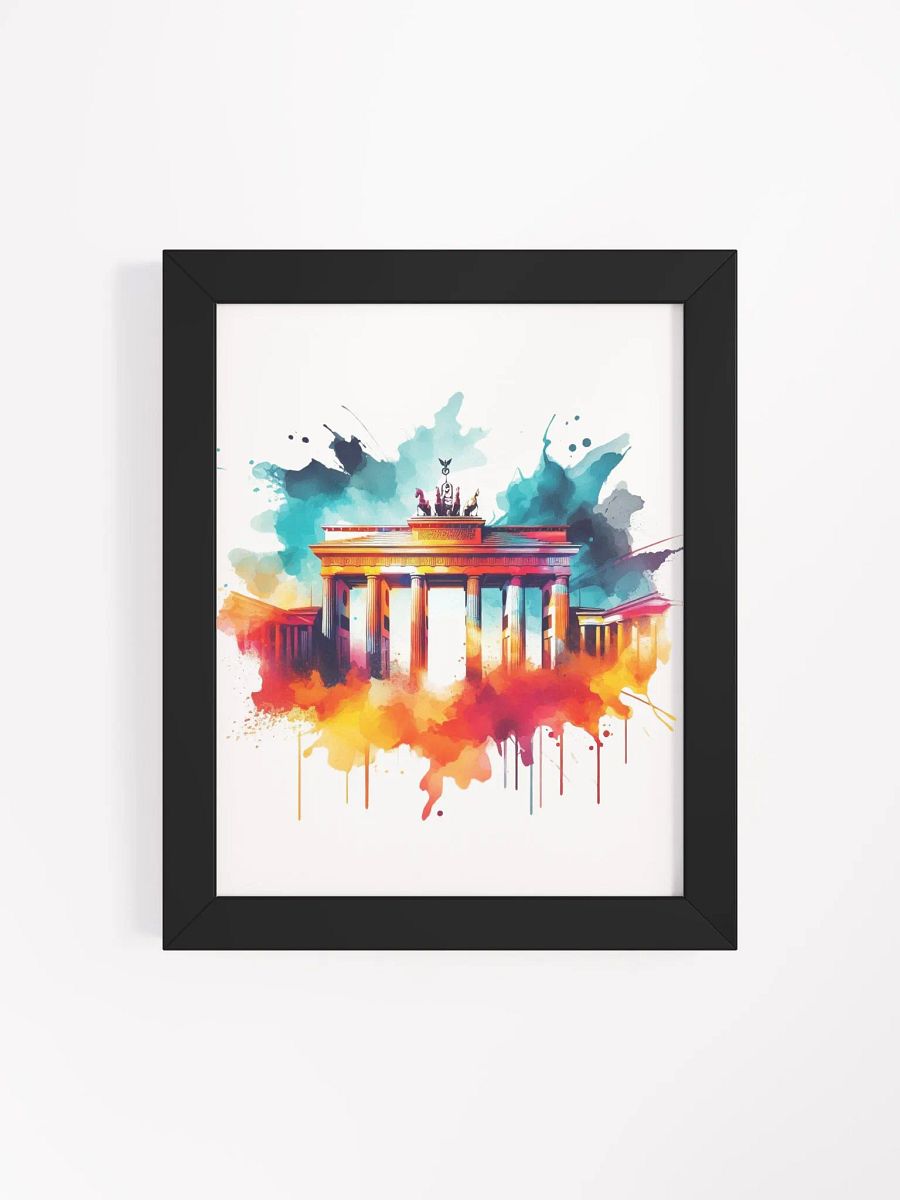 Framed High-Quality Matte Poster (in) | AI Design: Berlin Cityscape Creations product image (7)