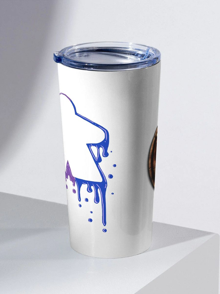Drippy Bi Pride Meeple Tumbler product image (1)