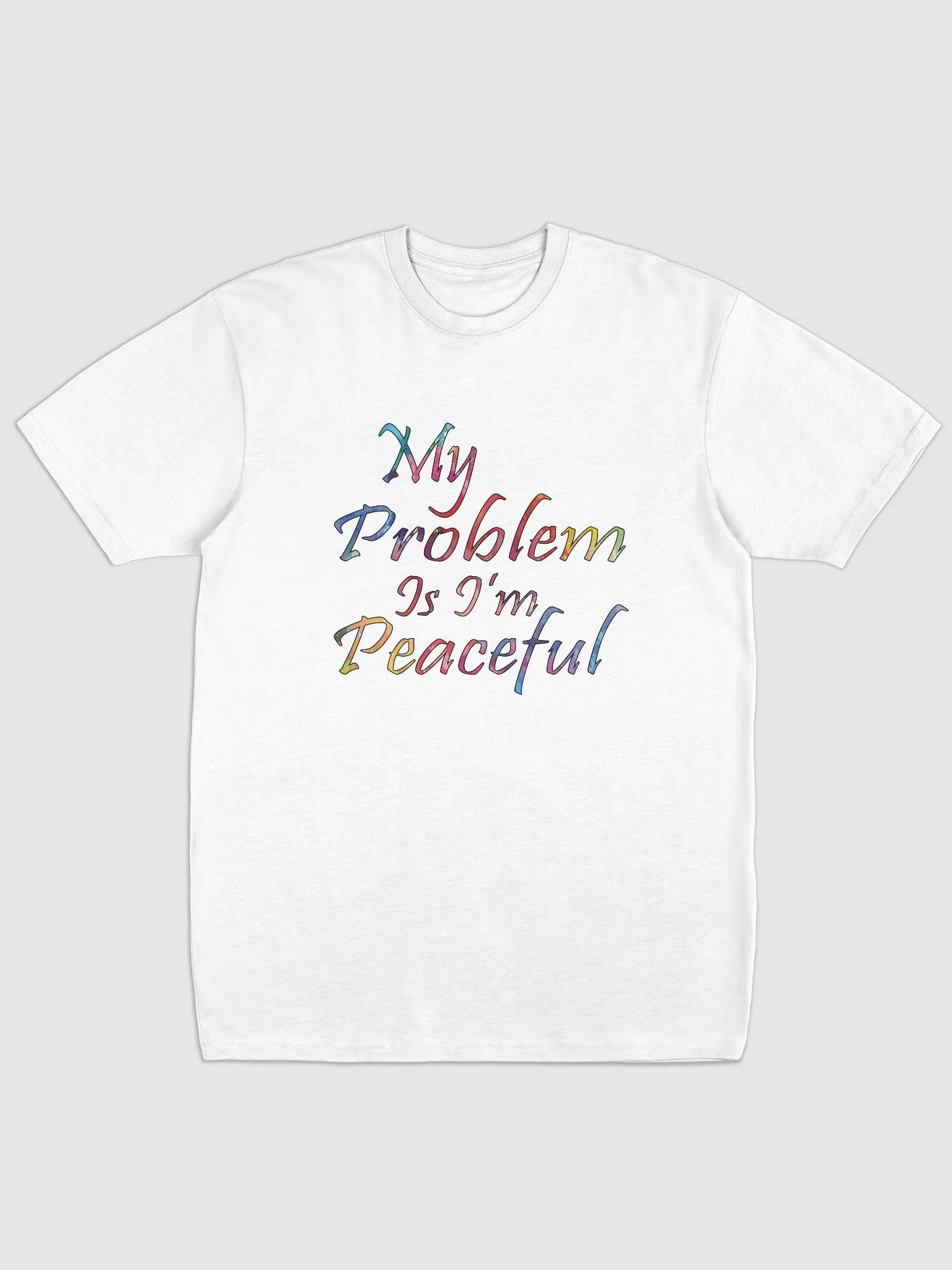 My Problem Is I'm Peaceful - Cotton Heritage Men's Premium Heavyweight Tee product image (2)