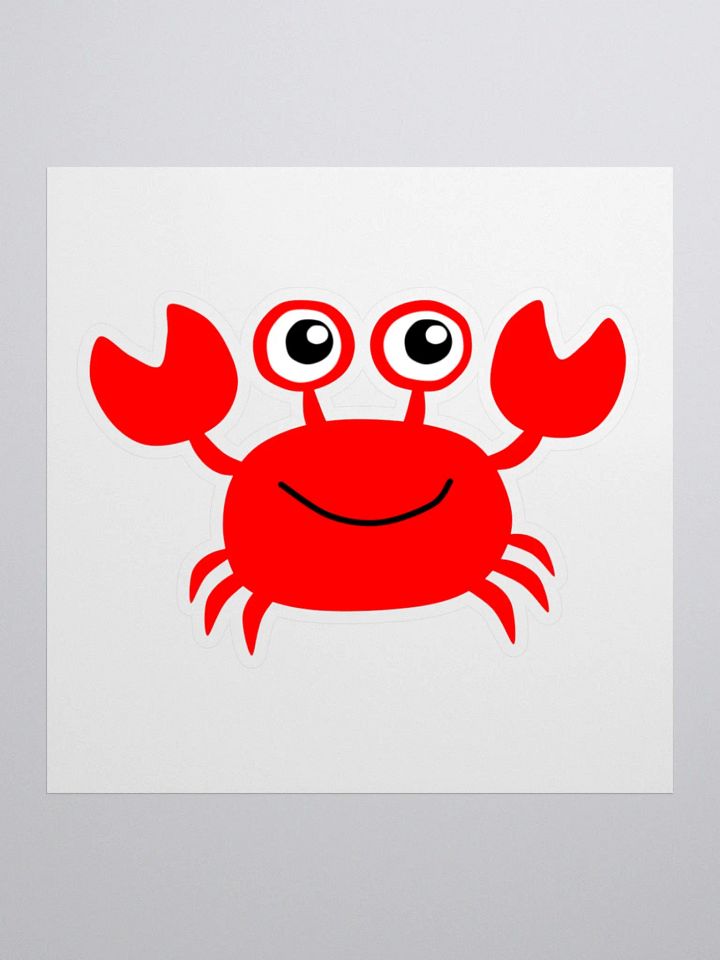 Happy Crab / Sticker product image (1)