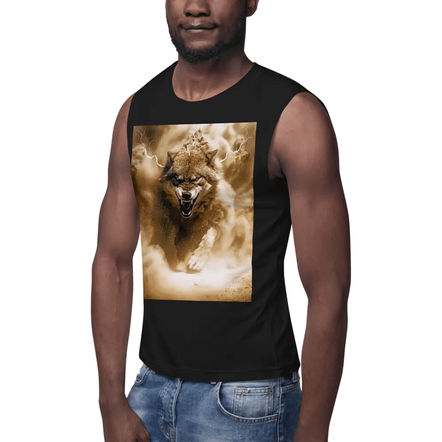 Thunderous Storm Wolf Muscle Top product image (7)