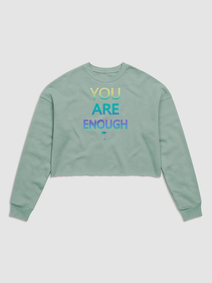 You Are Enough Cropped Sweatshirt product image (4)