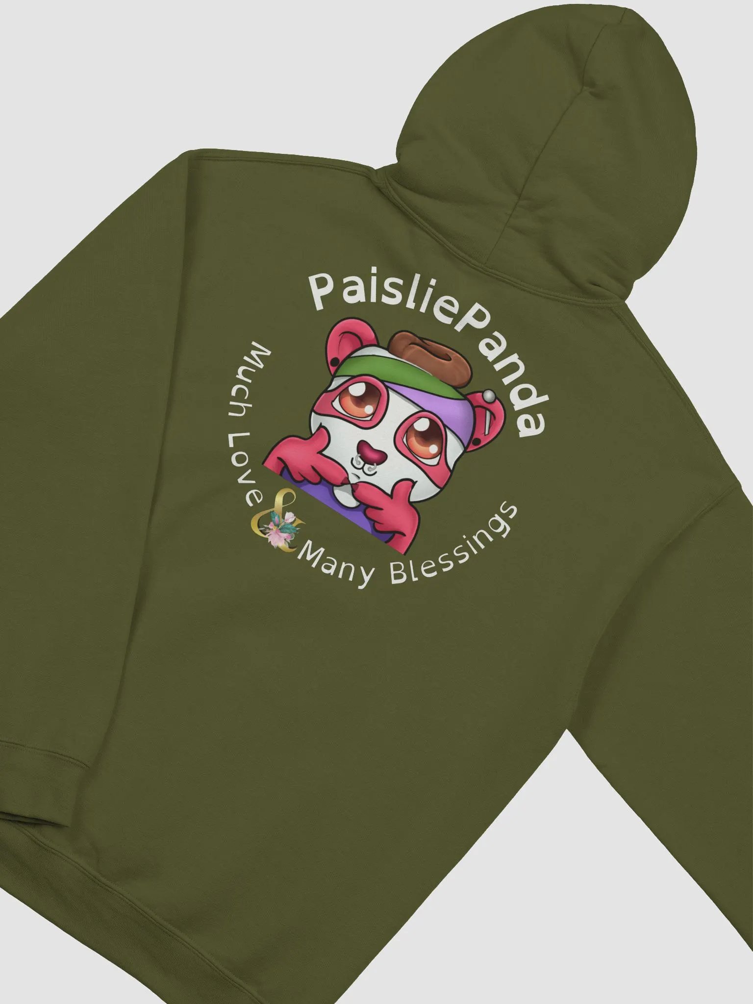 PaisliePanda UwU Hoodie w/ Light Text product image (34)