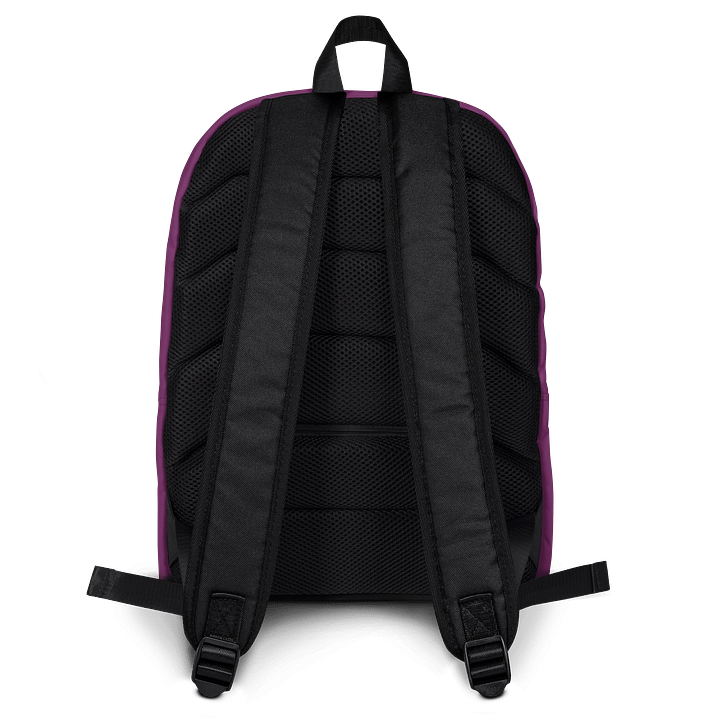 Curb Cuts and Conversations (Queen's Quay, Toronto Design): Backpack with Laptop Pocket, Purple product image (2)