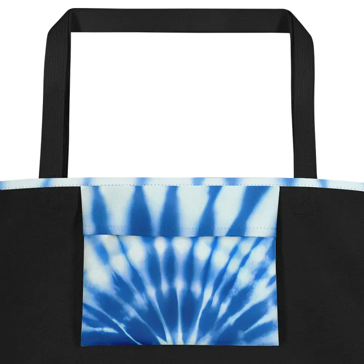 Tie Dye #17 - Blue & White - Tote product image (2)