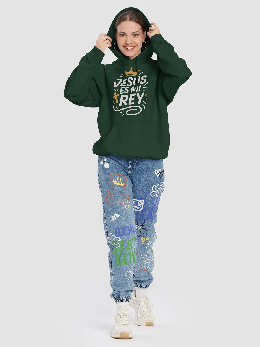 Sudadera Unisex Con Capucha | Jesús es mi Rey product image (34)