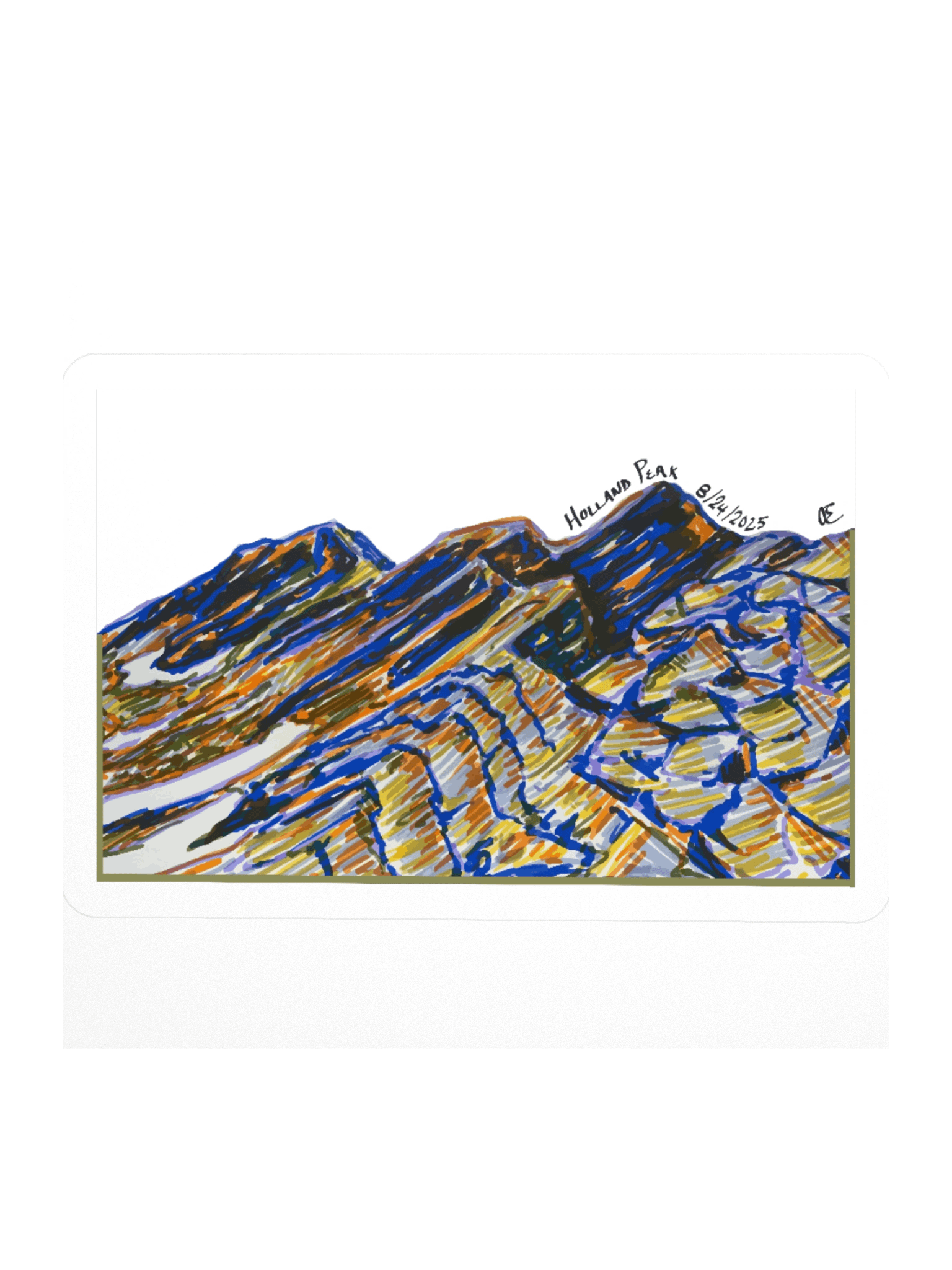 Holland Peak Sticker product image (1)