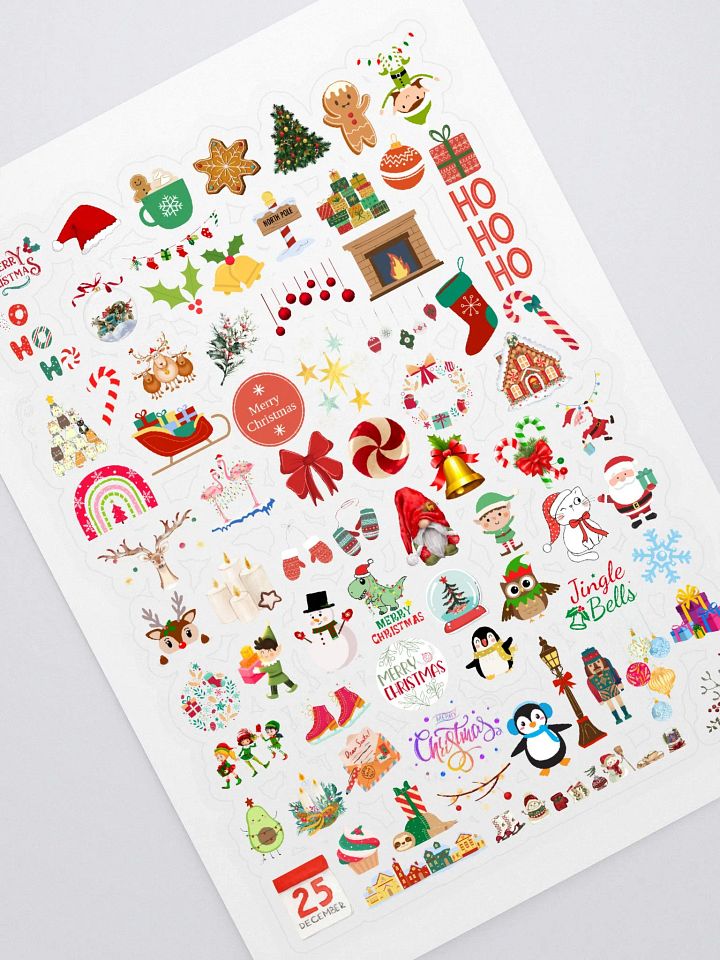 Christmas Sticker Sheet product image (1)