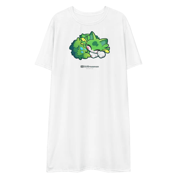Sleeping Chloe • T-shirt Dress (White) product image (1)