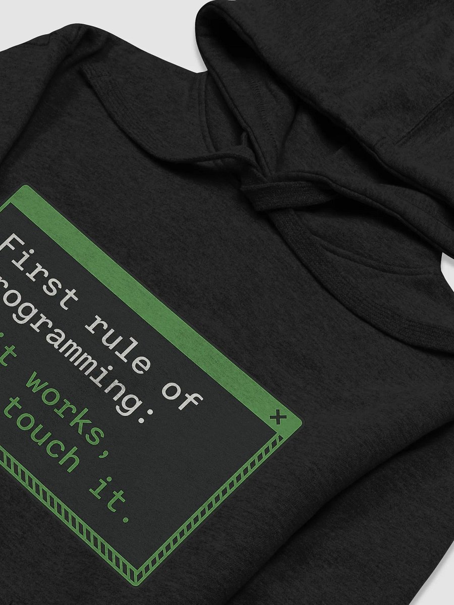 1st Rule of Programming Hoodie 😄 product image (2)