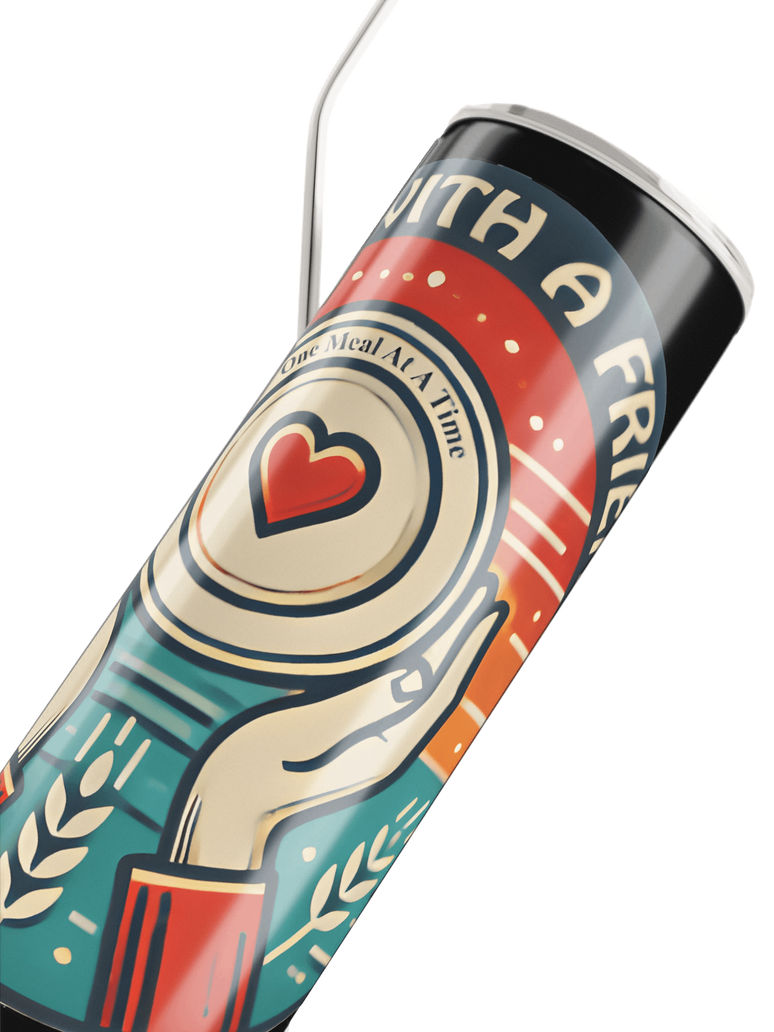 The 20oz One Meal at a Time Stainless Steel Tumbler product image (4)