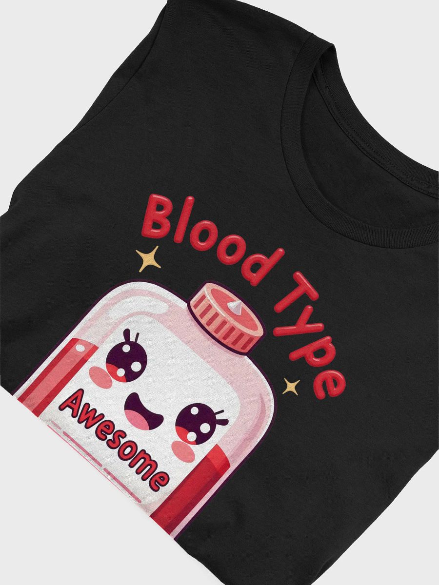 Awesome Blood Type Cartoon T-Shirt product image (47)
