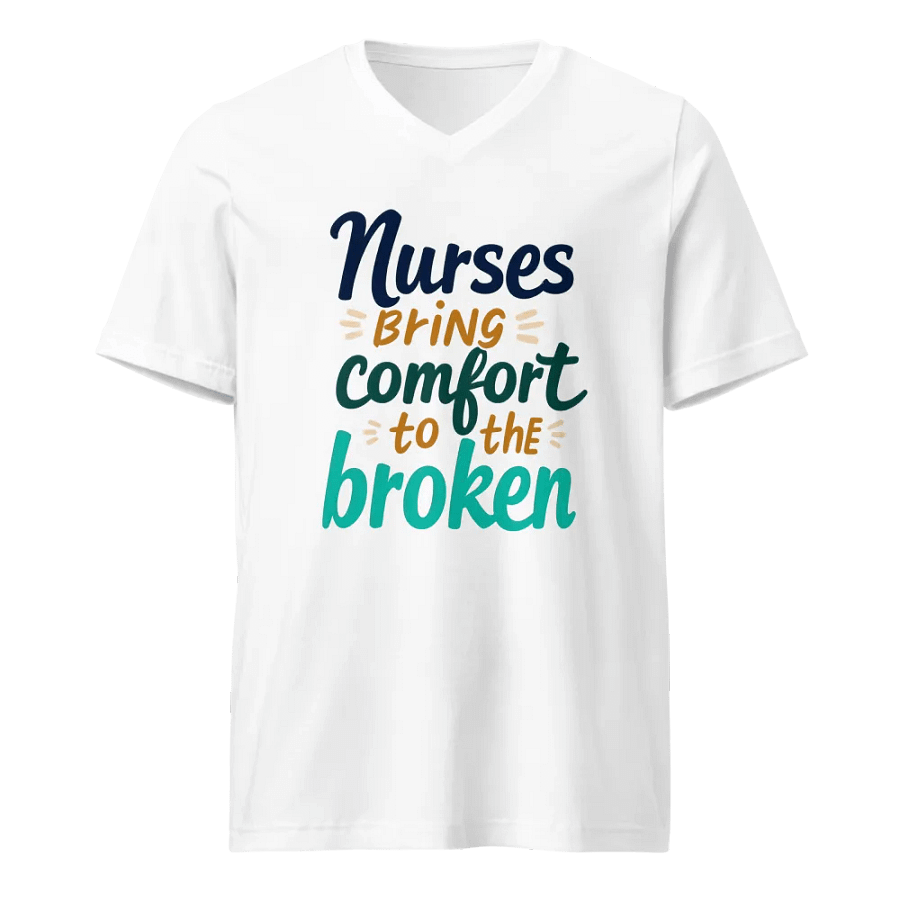Comforting Nurses V-Neck Tee product image (5)