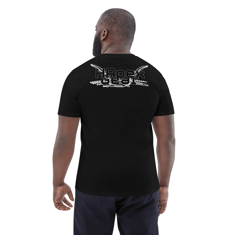 Organic Cotton T-Shirt - Embroidered - Black HApex Gear Black Logo product image (3)