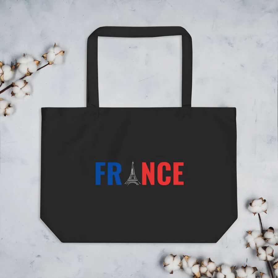 Eiffel Tower France Flag Eco Tote product image (3)