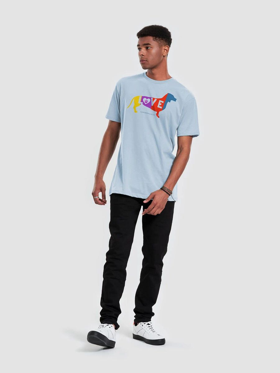 LOVE Dachshunds - colorful doxie t-shirt product image (23)