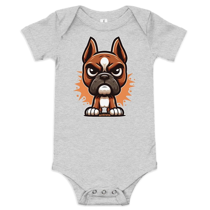 Boxer Angry Pup - Baby Short Sleeve One Piece product image (1)