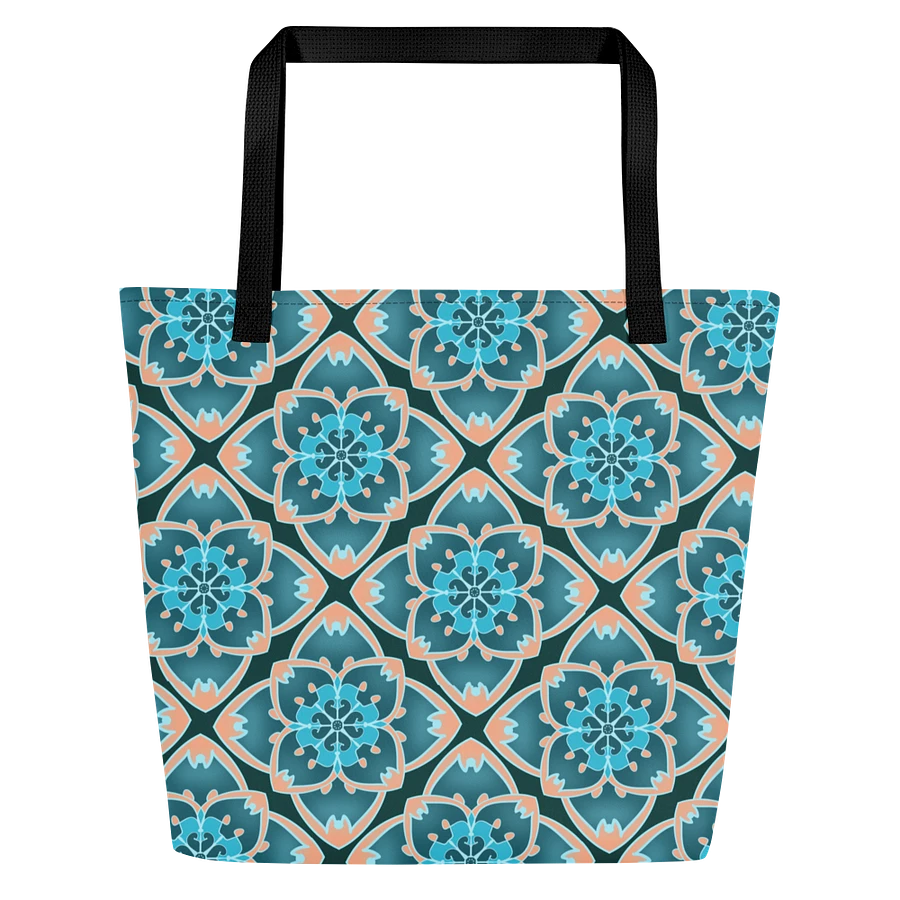 Beautiful Green Pillow Pattern All Over Print Tote product image (2)