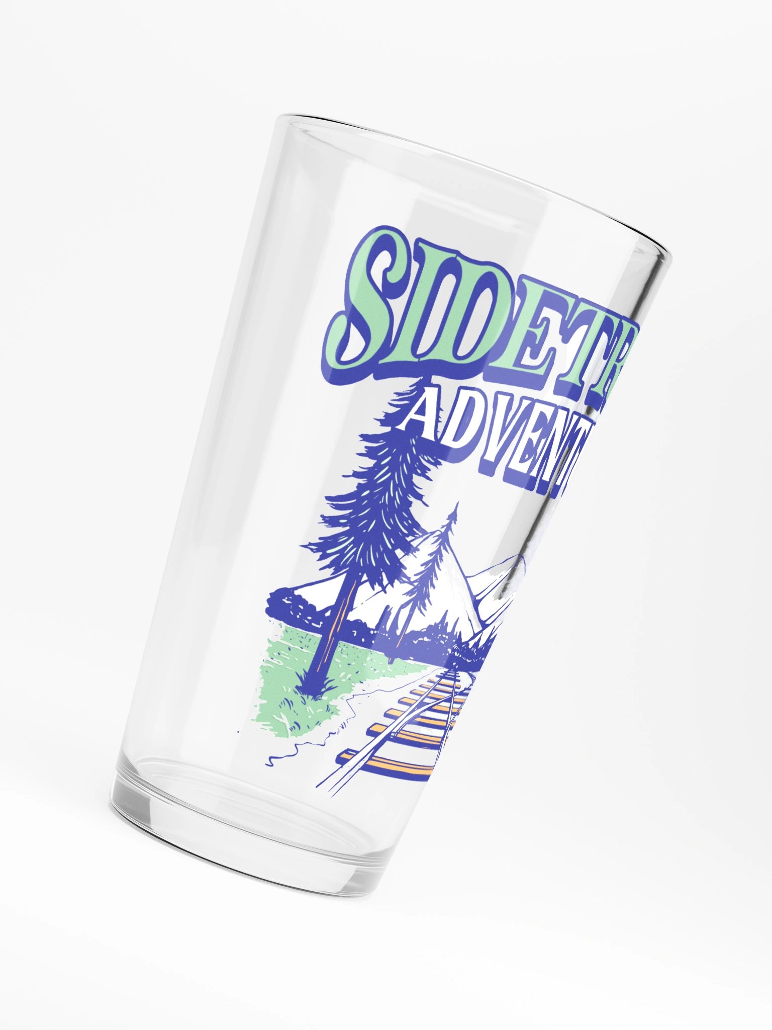 Limited Time Sidetrack Adventures Retro Style Pint Glass product image (6)