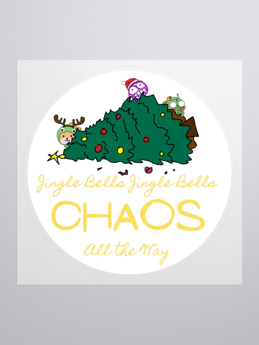 Dino Holiday Chaos Sticker product image (2)