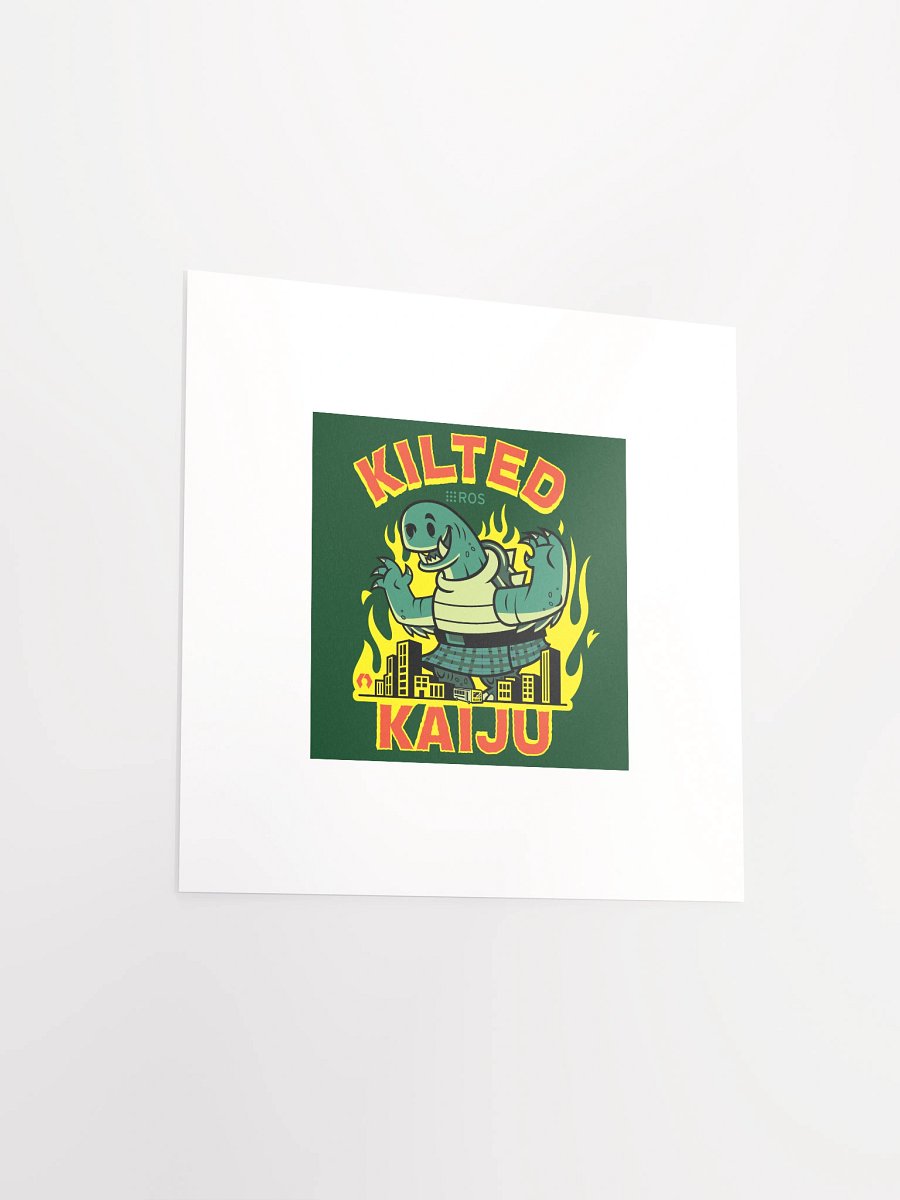 Kilted Kaiju unframed poster product image (3)