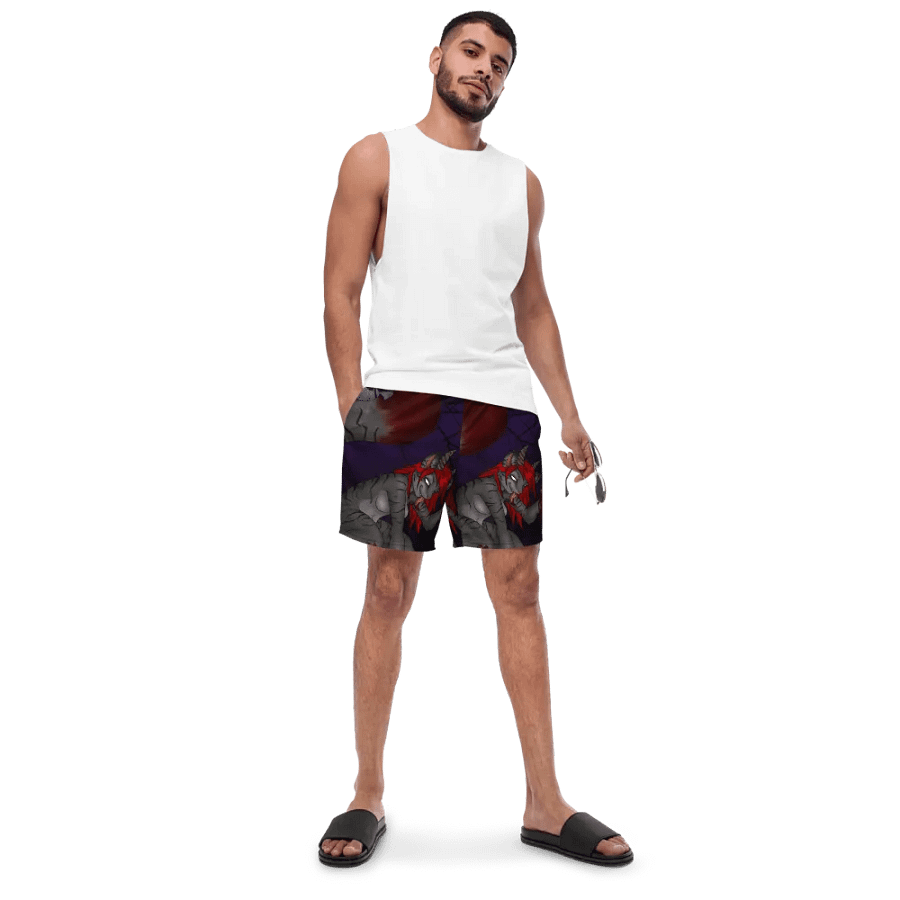Demon's Moon All-Over Print Swim Trunks product image (4)