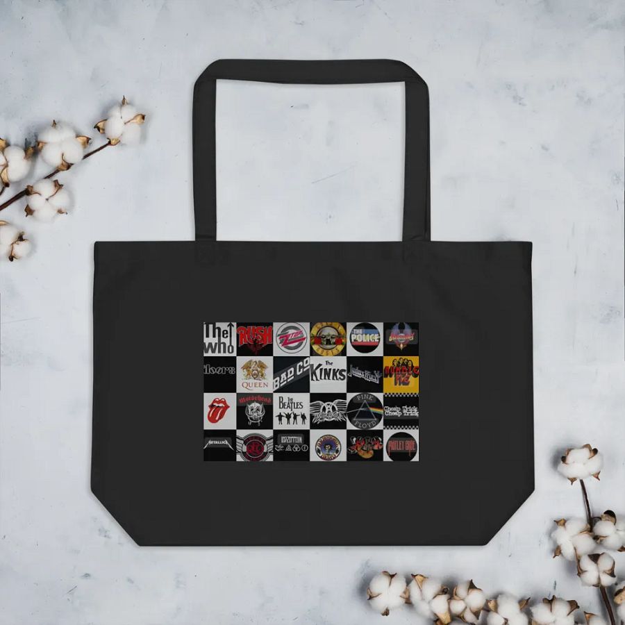 Music Lovers Collection - Ultimate Music Lover's Tote Bag – Double-Sided Design with 24 Iconic Bands! product image (7)