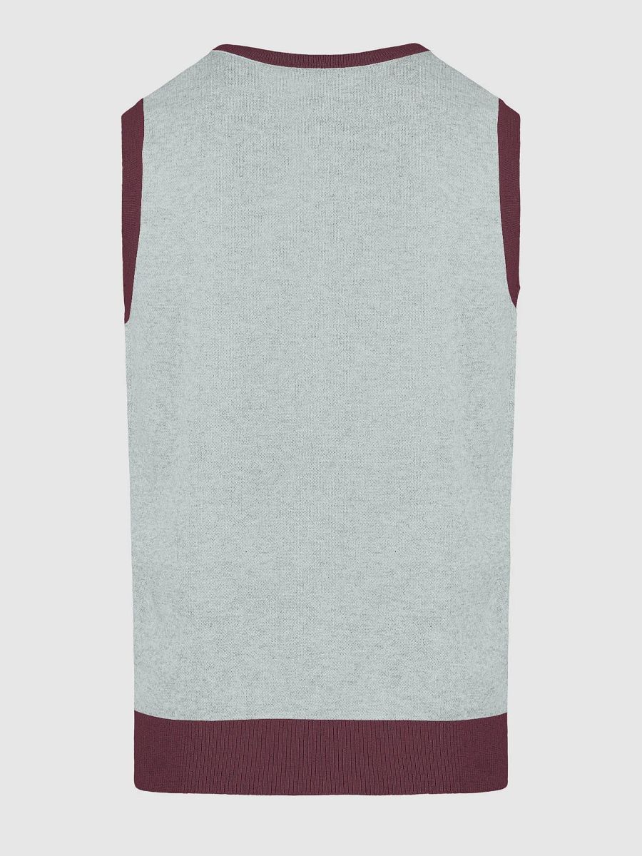 Dynamic Silhouette Knit V-Neck Vest product image (4)
